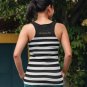 Black Stripes Pocket and Back Stripes Design