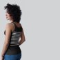 Black Stripes Pocket and Back Stripes Design