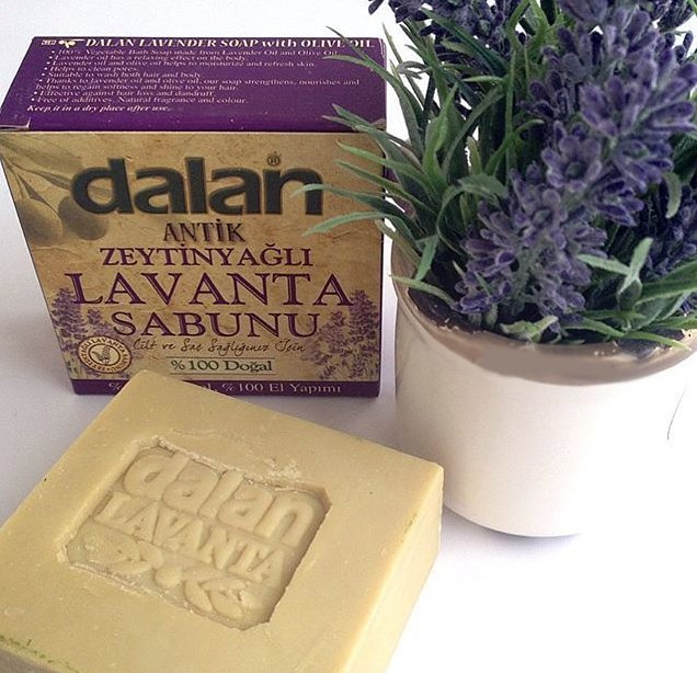 DALAN ANTIQUE HANDMADE LAVENDER SOAP WITH OLIVE OIL NATURAL VEGETABLE 6x150