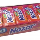 NAZAR TURKISH CHEWING GUM Strawberry Flavoured 5 sticks x 20 packs =100 pieces FREE P&P