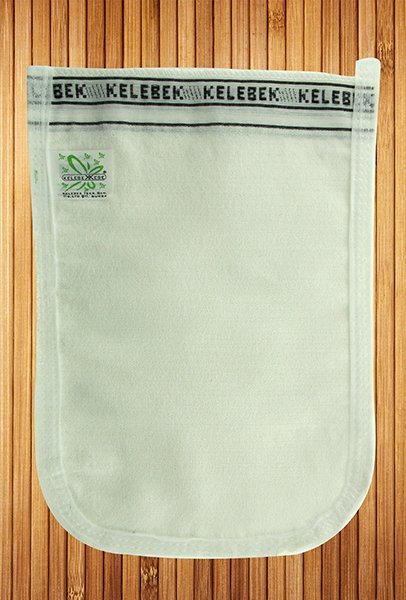 Kelebek Kese Turkish Hammam Bath Glove Skin Exfoliating Spa Mitt White Sensitive Skin 5 pcs