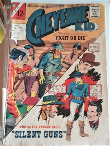 CHARLTON COMICS-"CHEYENNE KID"-#46-DATED: JULY 1964-COMIC BOOK