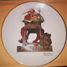 NORMAN ROCKWELL COLLECTOR'S PLATES-"LETTER TO SANTA"-DATED:1980-GORHAM