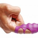 Intime Frisky Finger Vibe Purple Touch Silicone For Her Sex Bang Her Clean Fun