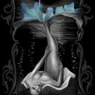 DGA Day of the Dead Mother of Pearl Mermaid Fiber Reactive Beach/Bath Towel