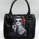 DGA Angels Day of the Dead Rockabilly Red Rose Bonita/Glamorous Handbag/Purse