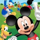 Disney Mickey Mouse, Pluto, and Friends Royal Plush Twin Size Blanket Playhouse