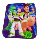 Disney Pixar Toy Story Woody and Buzz Royal Plush Baby Size Blanket Wild Bunch