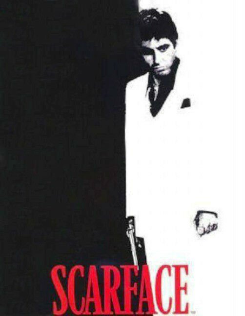 Licensed Scarface Tony Montana Silhouette Plush Blanket Thick Queen Size
