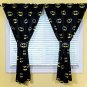 JPI DC Comics Batman Emblem Kids Bedroom Curtains and Tiebacks 4-Piece Set