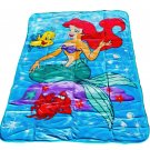 Disney Princess Little Mermaid Ariel, Sebastian, and Flounder Twin Size Blanket