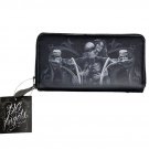 DGA Day of the Dead Ride or Die Motorcycle My Old Lady Zipper Clutch Wallet