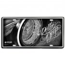 DGA Day of the Dead Lowrider Rollin Deep Vintage Auto License Tin Plate 12x6 Inc
