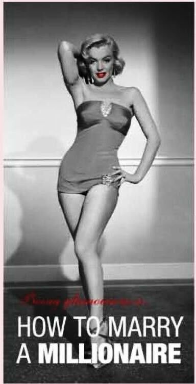 Licensed Marilyn Monroe Beach/Bath Towel How to Marry a Millionaire Black/White