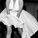 Licensed Marilyn Monroe Black and White Dress Fiber Reactive Beach/Bath Towel