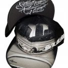 DGA Day of the Dead Rockabilly Low Rider Art Snapback Cap Sitting Low and Mean