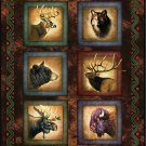 Alaska Wildlife Wolf Lodge Series Super Soft Plush Raschel Queen Size Blanket