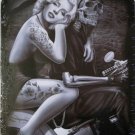DGA Marilyn Monroe Day of the Dead Stretched Canvas Wall Art Hollywood Homegirl