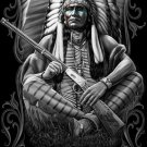 DGA Native American Gun Indian Fiber Reactive Beach/Bath Towel 30x60 Inches