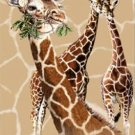 Signature Collection 3 Giraffes Africa Raschel Soft Plush Blanket Queen Size