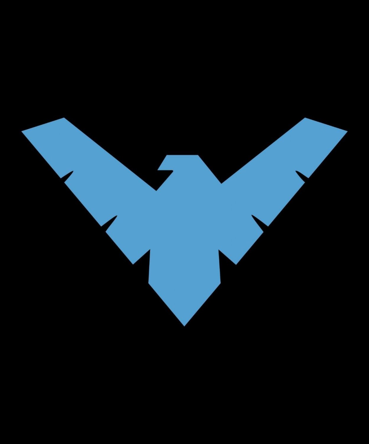DC Comics Batman Nightwing Arkham Knight Superhero Logo Fleece Throw Blanket