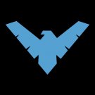 DC Comics Batman Nightwing Arkham Knight Superhero Logo Fleece Throw Blanket