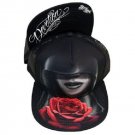 DGA Day of the Dead Rockabilly Art Red Rose Ladies Snapback Cap/Hat Devotion