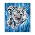 Signature Collection 9 White Tiger Royal Plush Raschel Queen Size Blanket