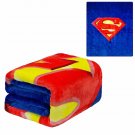 DC Comics Justice League Superman Shield Man of Steel Plush Twin Size Blanket