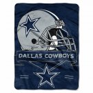 Licensed NLF Football Dallas Cowboys Twin Size Royal Plush Soft Throw Blanket