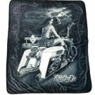 DGA Ride or Die Day of the Dead Polar Fleece Soft Plush Throw Blanket Dead End