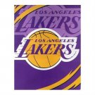Licensed NBA Basketball Los Angeles Lakers Royal Plush King Size Throw Blanket