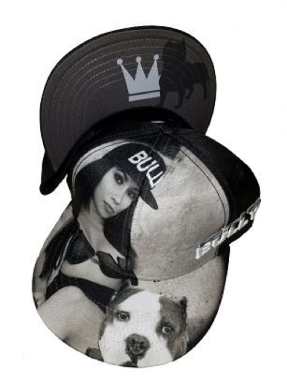 DGA King Bully Tattoo Model Pit bull Dog Men's/Ladies Snapback Cap/Hat Chato