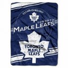 Licensed NHL Hockey Toronto Maple Leafs Twin Size Plush Raschel Throw Blanket
