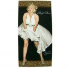 Licensed Marilyn Monroe Leopard Print Fiber Reactive Beach/Bath Towel 30"x60"