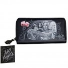 DGA Day of the Dead Marilyn Monroe Bombshells Pink Dice Zipper Clutch Wallet