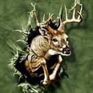 Deer Breakout Camouflage Signature Collection Wildlife Fleece Throw Soft Blanket