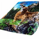 Signature Collection 9 Deer Camo Super Soft Fleece Throw Blanket 50x60 Inches
