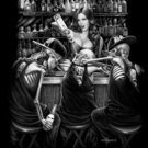 DGA Day of the Dead Dia de Los Muertos Canvas Wall 12x16 Inch Last Call Alcohol
