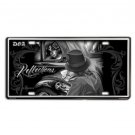DGA Day of the Dead Lowrider Reflection Vintage Auto License Tin Plate 12x6 Inch