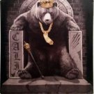 DGA Day of the Dead King Cali Throne Bear Stretched Canvas Wall Art 12x16 Inch