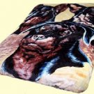 Signature Collection Dog Collage German Shepard Soft Plush Blanket Queen Size