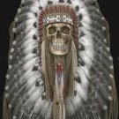 DGA Original American Day of the Dead Stretched Canvas Wall Art 12x16 Inch Skull