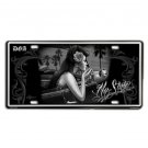 DGA Day of the Dead Rockabilly My Style Vintage Auto License Tin Plate 12x6 Inch