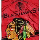 Licensed NHL Chicago Blackhawks Hockey Super Soft Plush Twin Size Throw Blanket