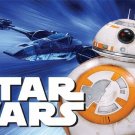 Licensed Disney Star Wars BB8 and Star Fighter Bath Memory Foam Mat 15x24 Inches
