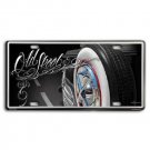 DGA Day of the Dead Lowrider Old Skool Vintage Auto License Tin Plate 12x6 Inch