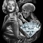 DGA Marilyn Monroe Day off the Dead Stretched Canvas Wall Art 12x16 Inch Diamond