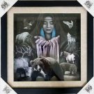DGA Day of The Dead Shadow Box Wood Frame w/Plexiglass Canvas Art Mother Earth