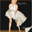 Licensed Marilyn Monroe Leopard Double Sided Sherpa Soft Queen Blanket 79x95